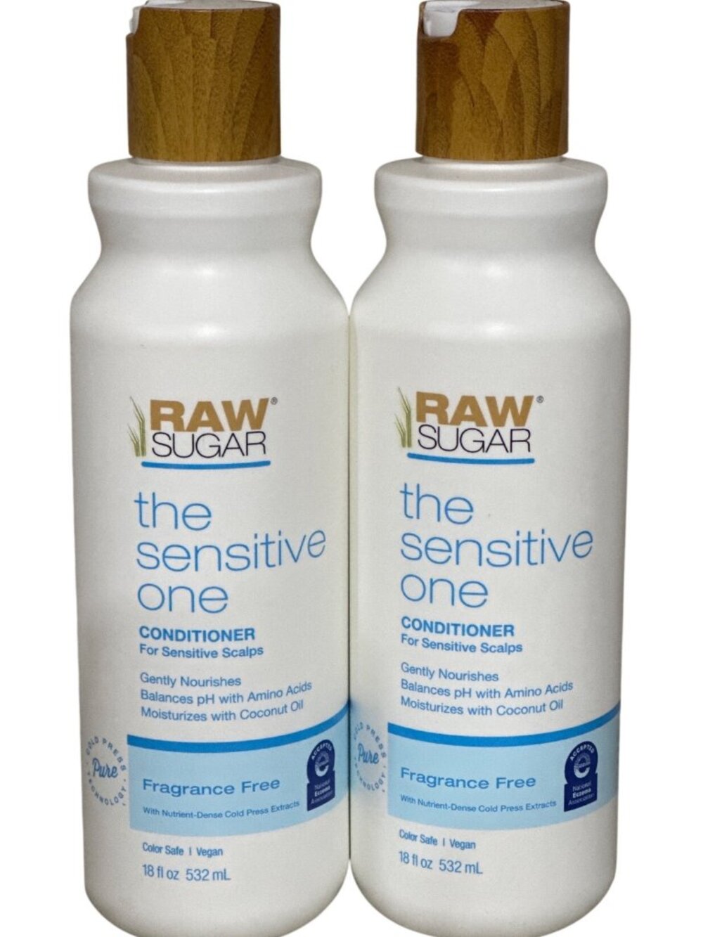 2x- Raw Sugar The Sensitive One Conditioner Fragrance-Free Conditioner